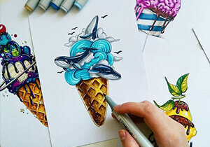 Pen Ink Illustration